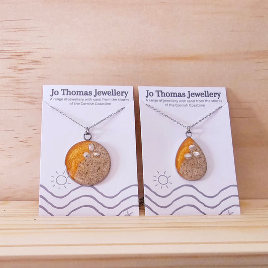 Shoreline Large Pendants with charms teardrop
