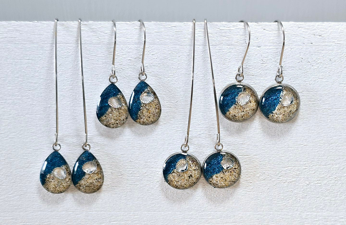 Shell Shoreline drop earrings