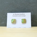 Shoreline Cornish sand square studs