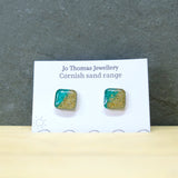 Shoreline Cornish sand square studs