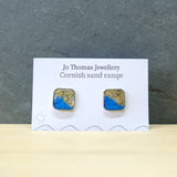 Shoreline Cornish sand square studs