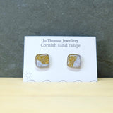 Shoreline Cornish sand square studs
