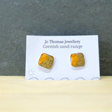 Shoreline Cornish sand square studs