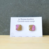 Shoreline Cornish sand square studs