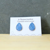 Sea Drop Cornish Sand studs
