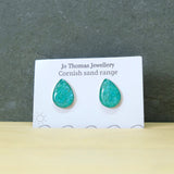 Sea Drop Cornish Sand studs