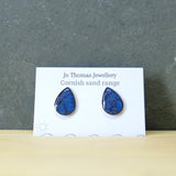 Sea Drop Cornish Sand studs