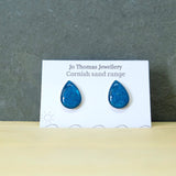 Sea Drop Cornish Sand studs