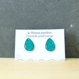 Sea Drop Cornish Sand studs