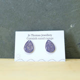 Sea Drop Cornish Sand studs