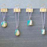 Shoreline Mini Pendants with Seahorse Charms