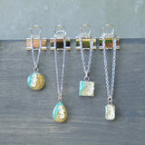Shoreline Mini Pendants with Seahorse Charms