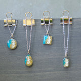 Shoreline Mini Pendants with Seahorse Charms
