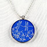 Mistletoe & Dragonflies pendant