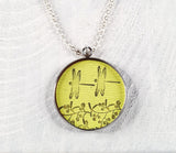 Mistletoe & Dragonflies pendant
