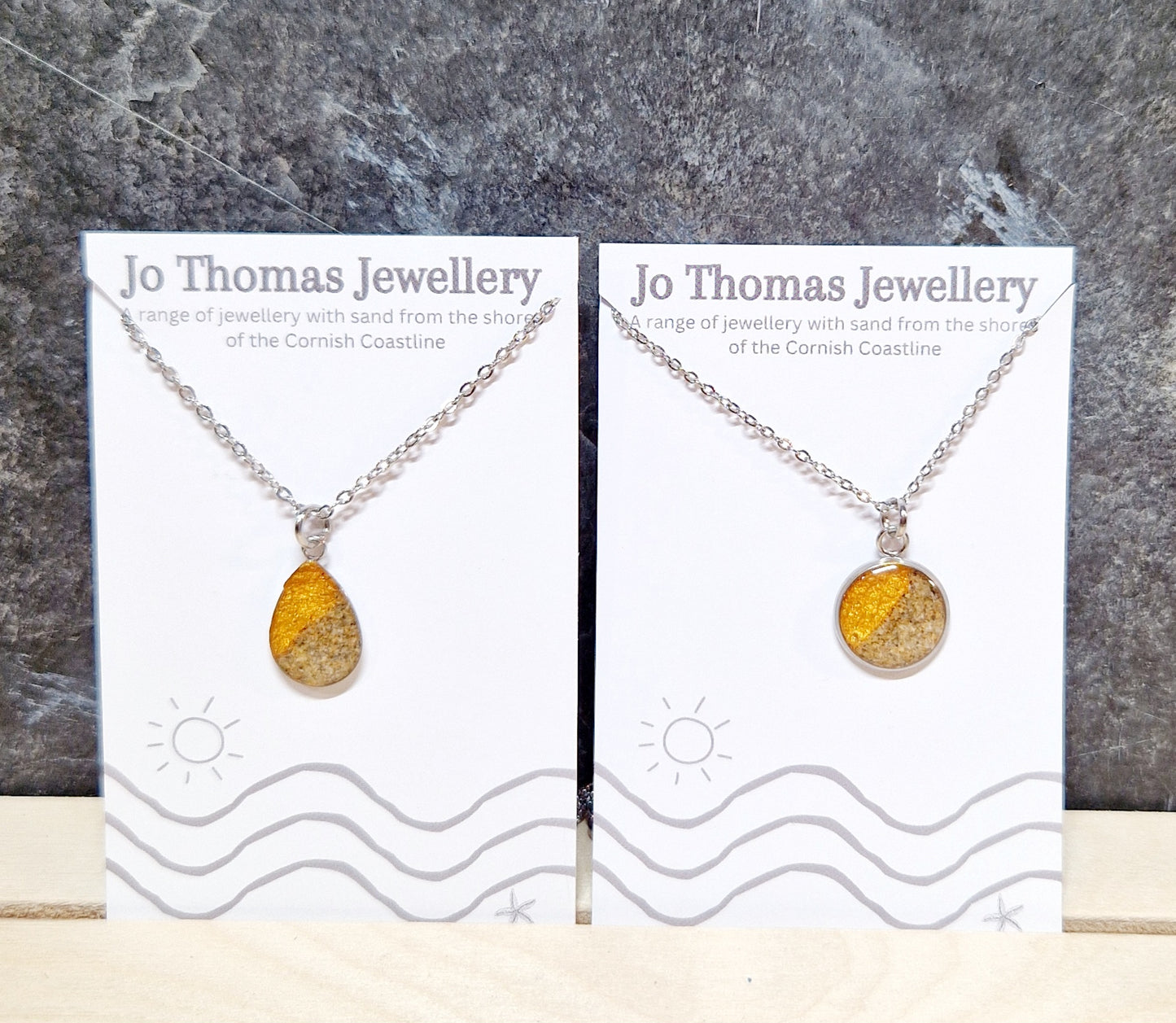 Shore line orange pendant