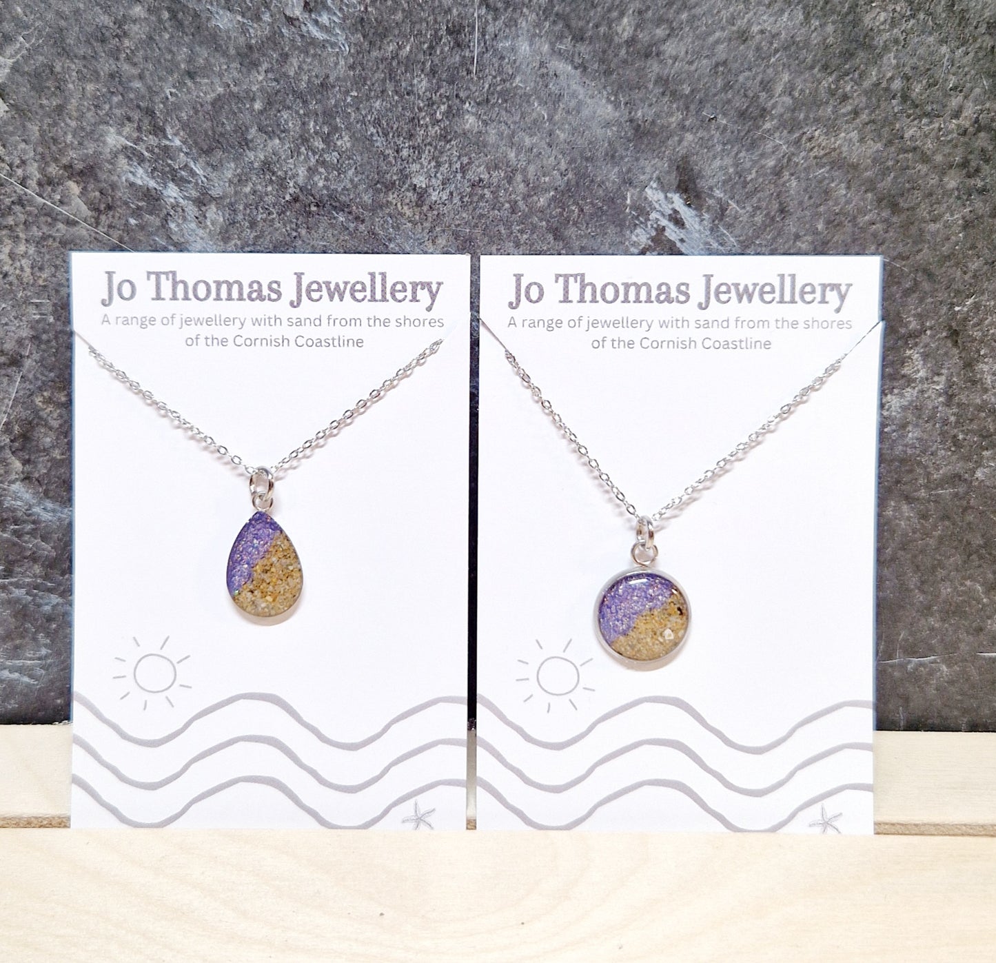 Shore line Mermaid pearl pendant