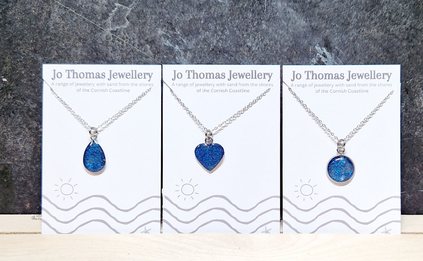 Sand Mini Pendants Night blue shimmer