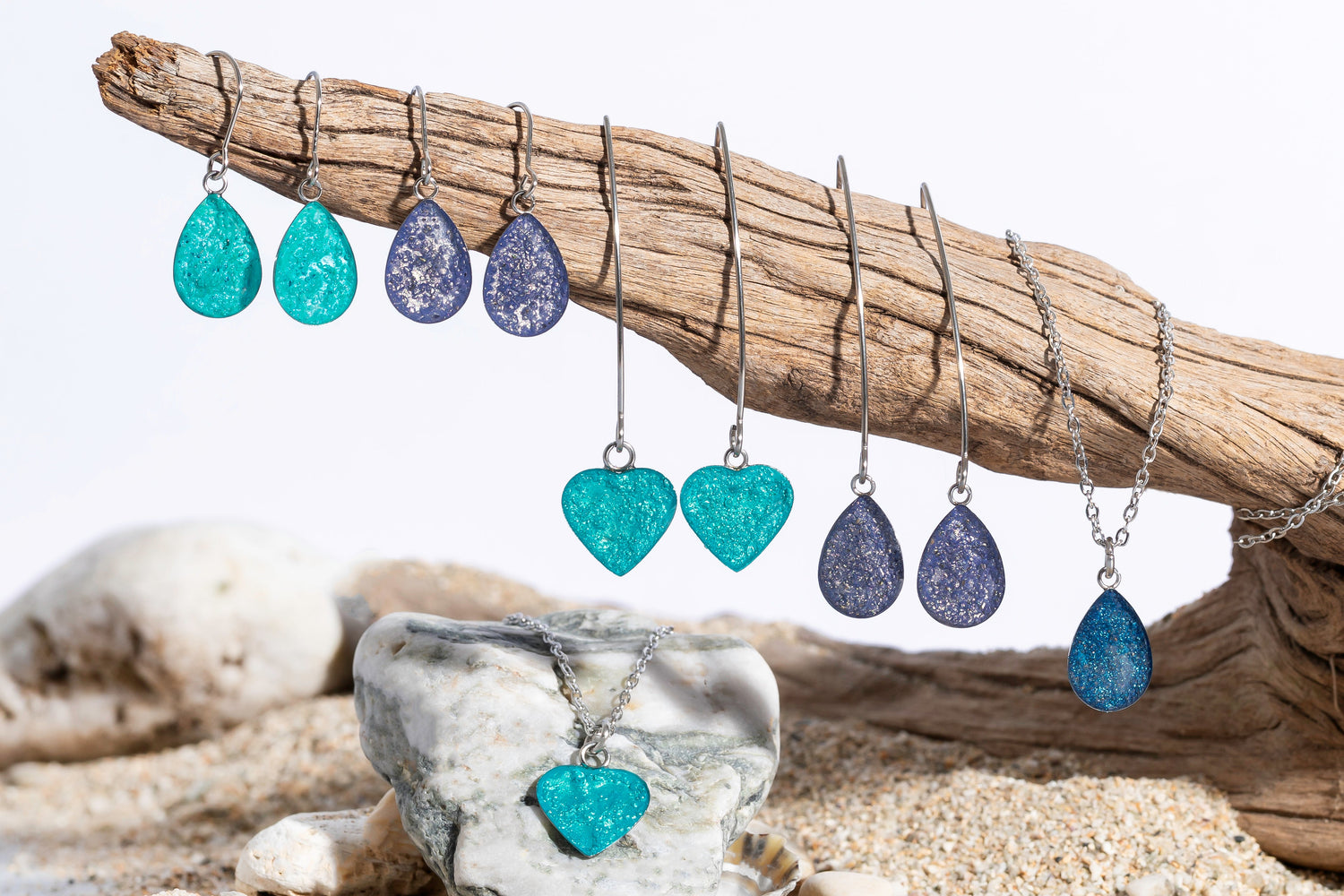 Cornish Sand Drop Earrings