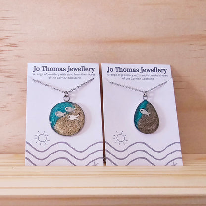 Shoreline Large Pendants with charms Round