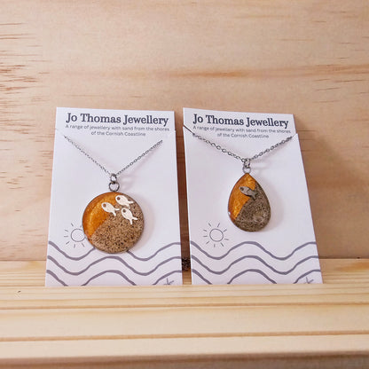 Shoreline Large Pendants with charms Round