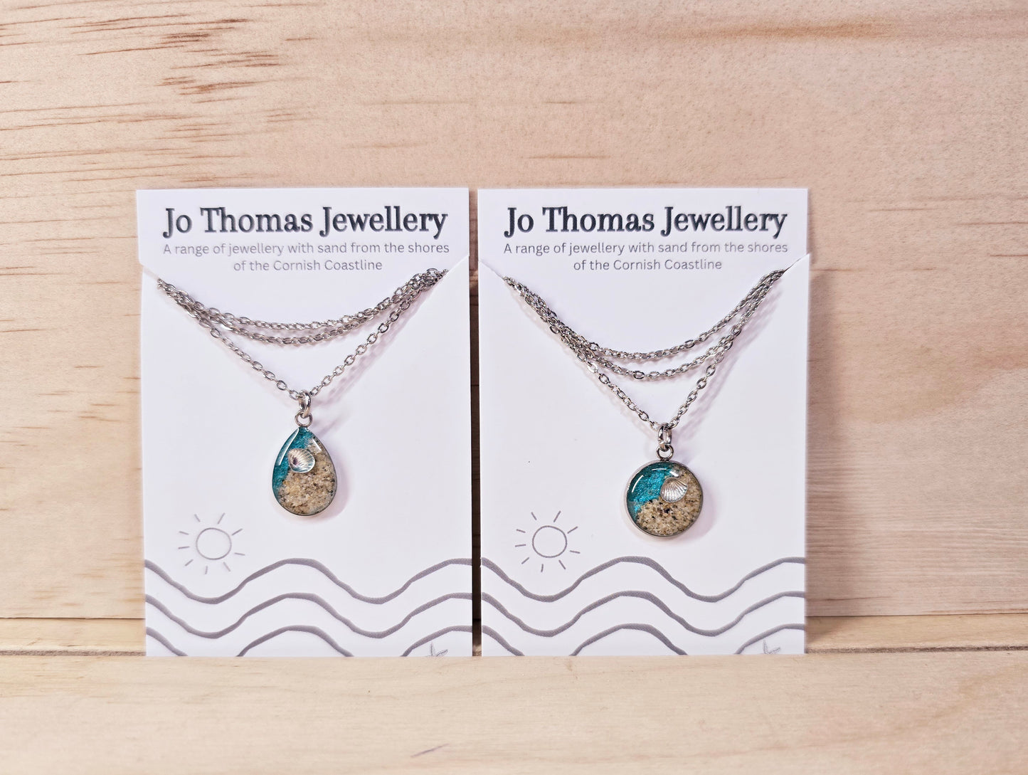 Shoreline Mini Pendants with Shell Charms