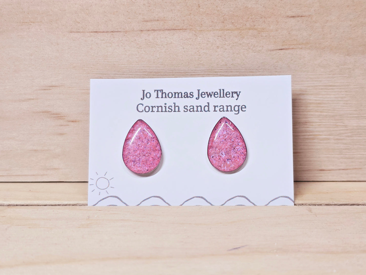 Sea Drop Cornish Sand studs