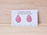Sea Drop Cornish Sand studs
