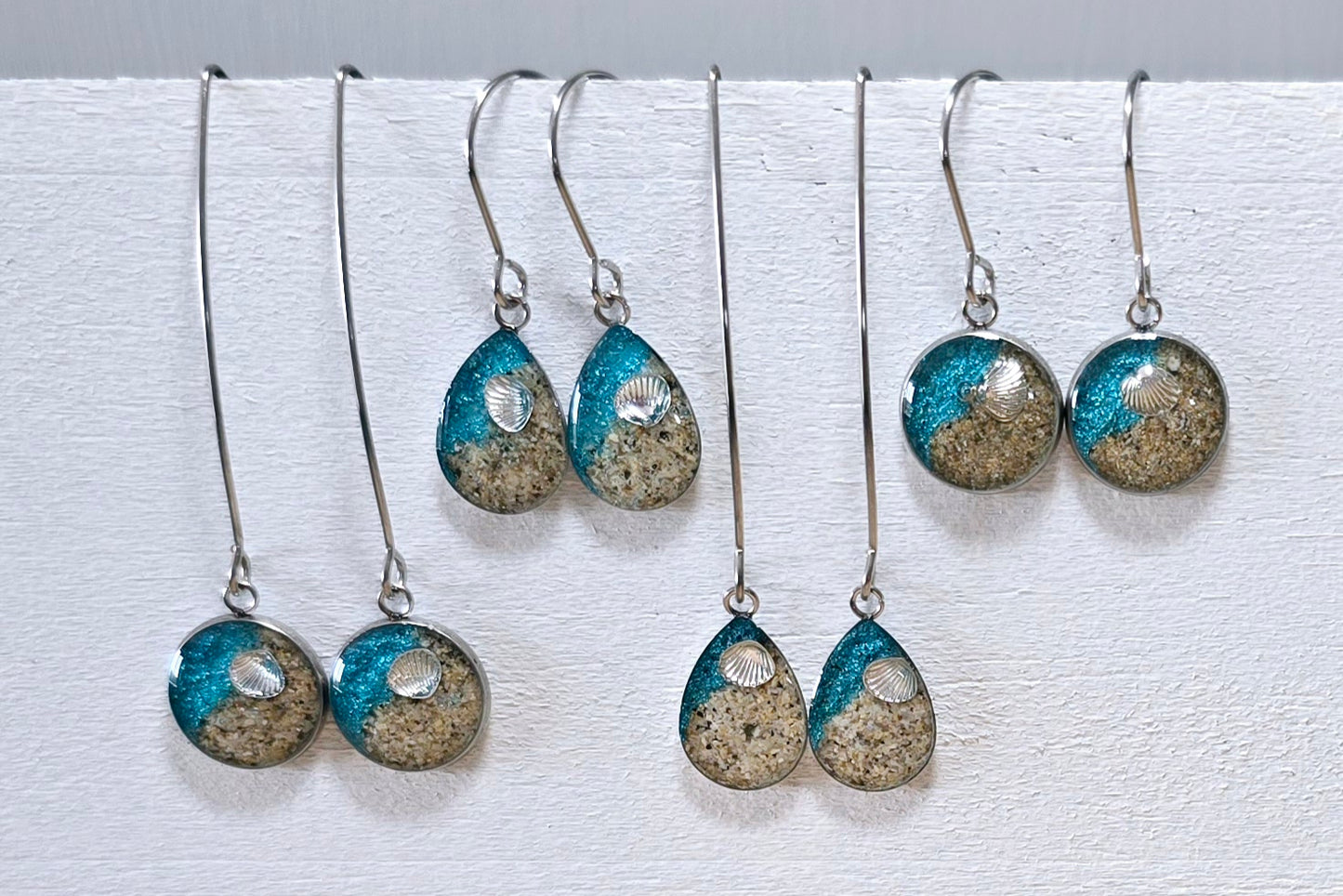 Shell Shoreline drop earrings