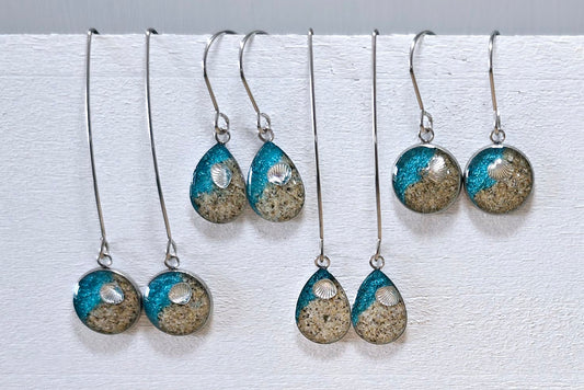 Shell Shoreline drop earrings