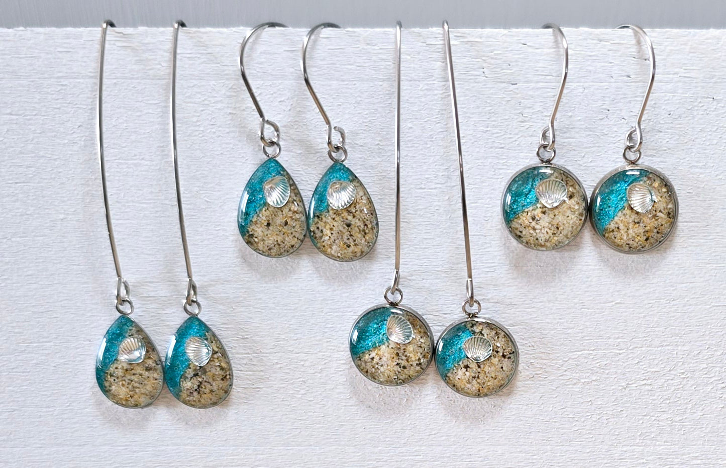 Shell Shoreline drop earrings