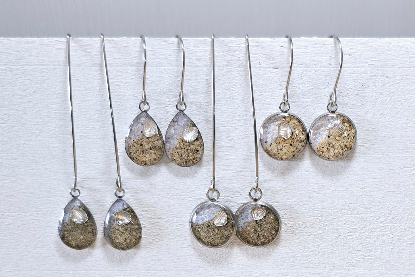 Shell Shoreline drop earrings