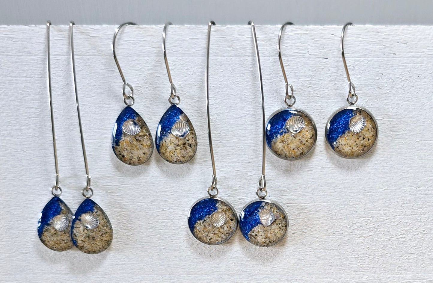 Shell Shoreline drop earrings