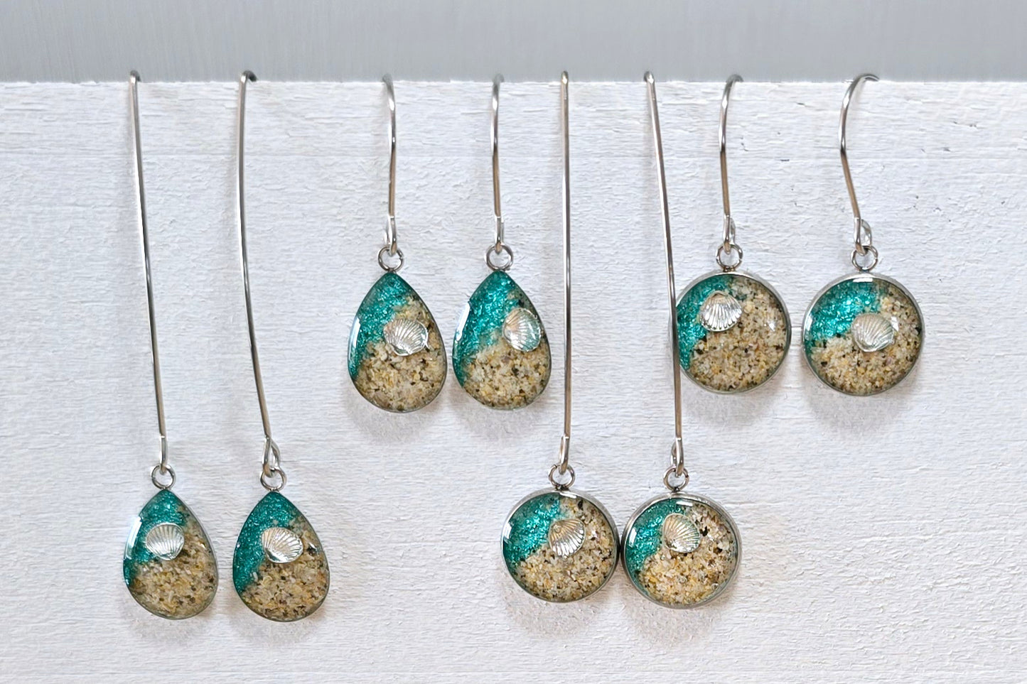 Shell Shoreline drop earrings
