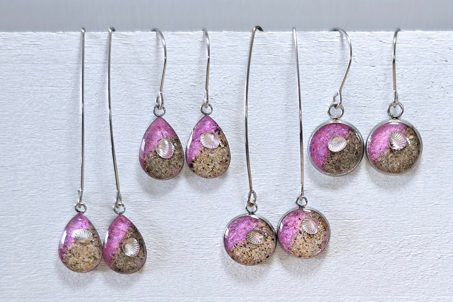 Shell Shoreline drop earrings