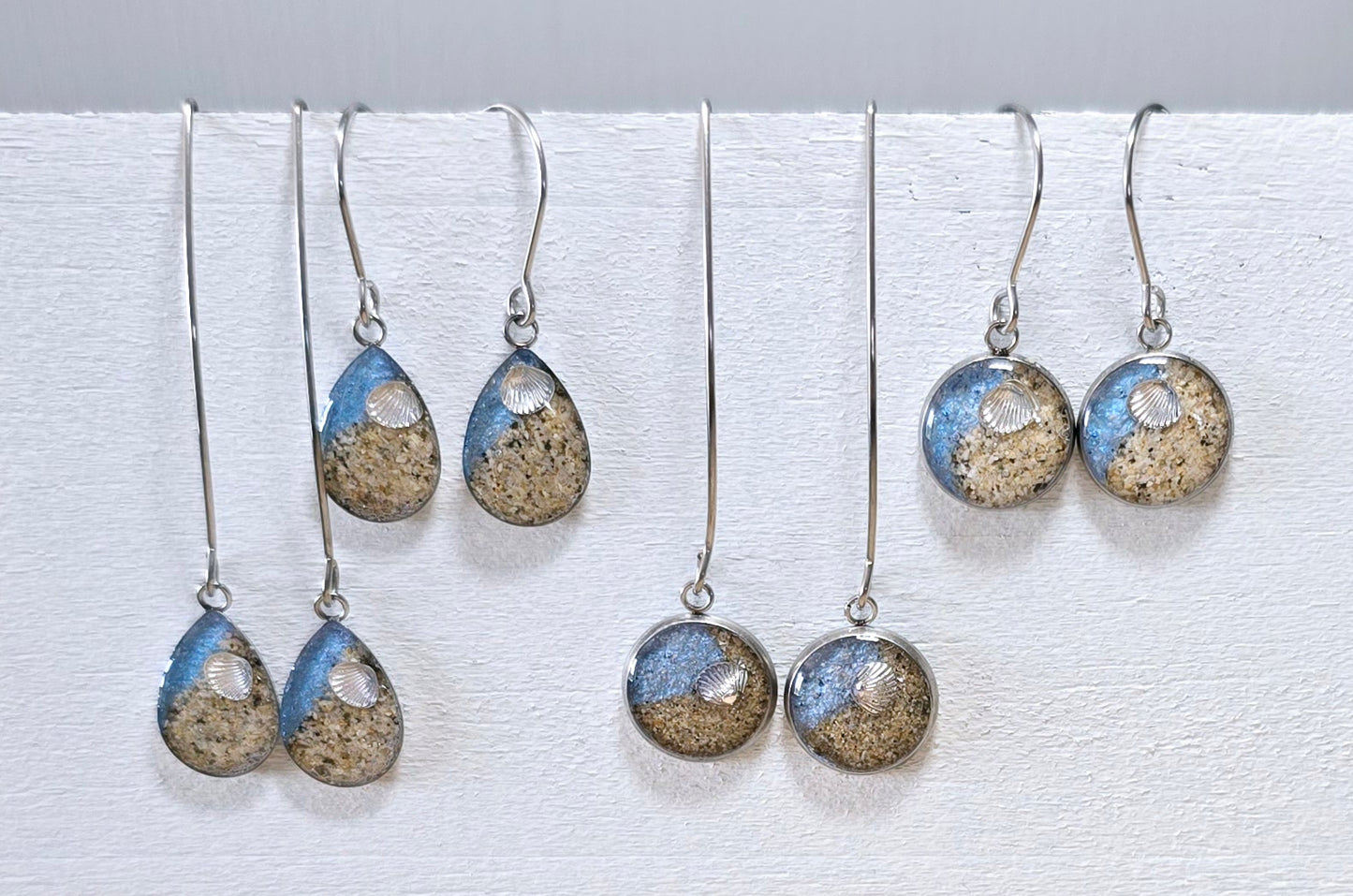 Shell Shoreline drop earrings