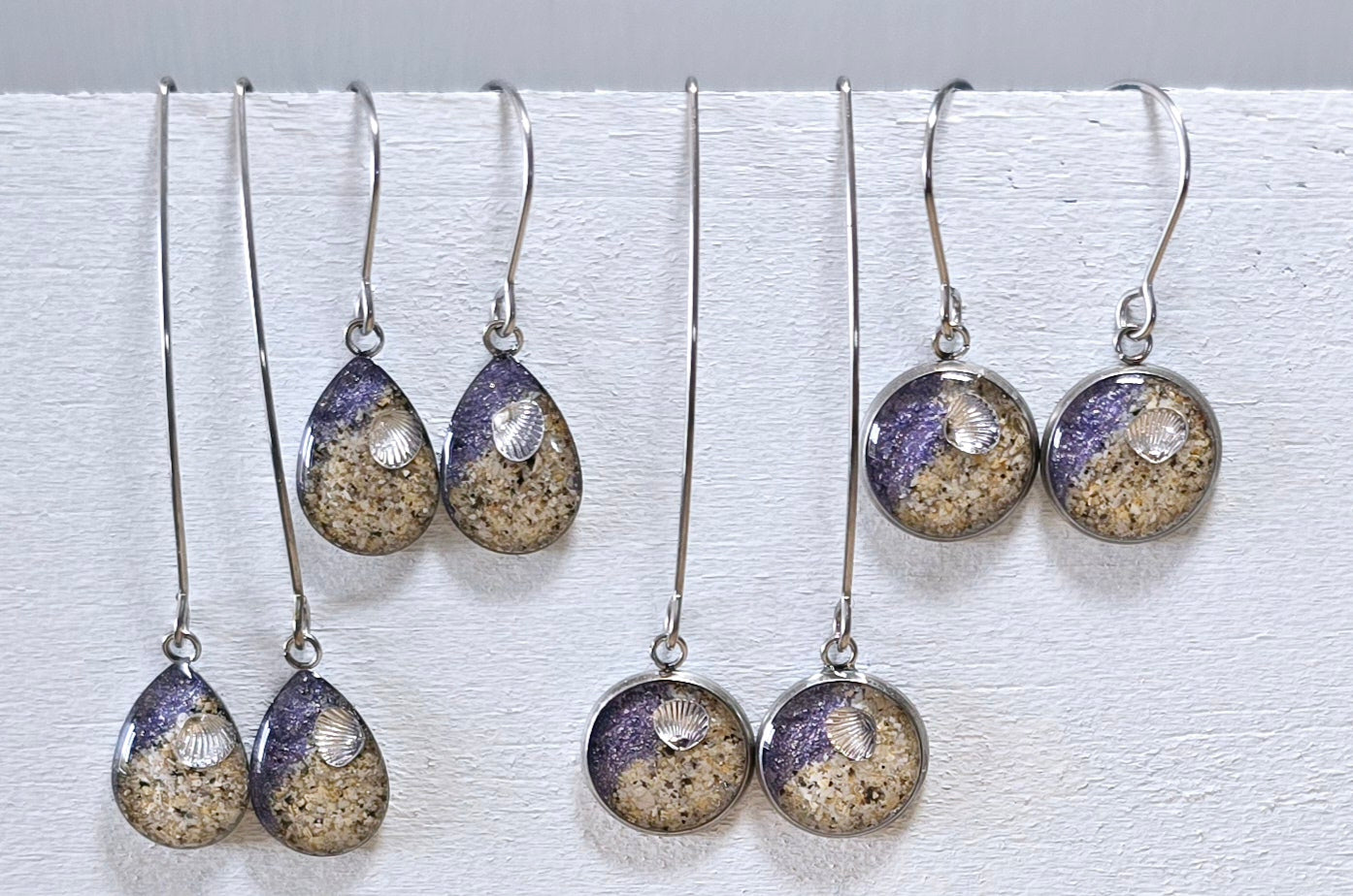 Shell Shoreline drop earrings