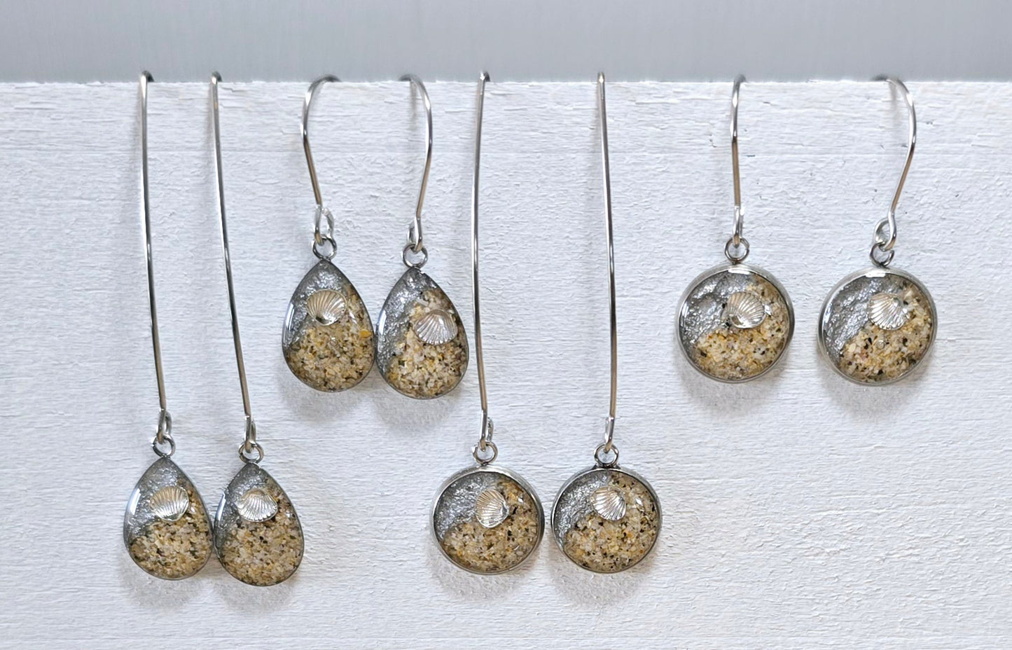 Shell Shoreline drop earrings