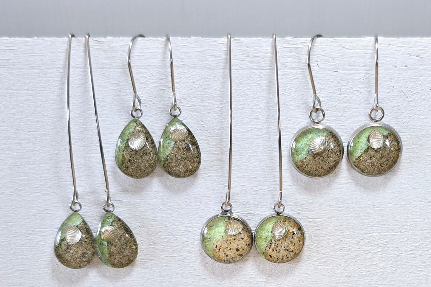 Shell Shoreline drop earrings