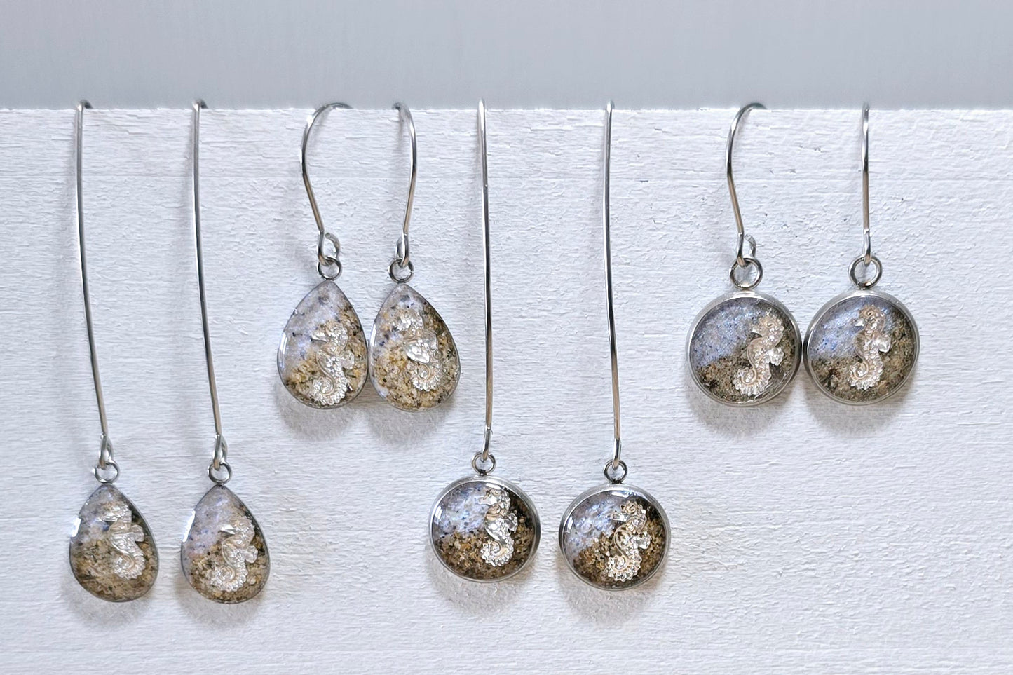 Seahorse Shoreline drop earrings