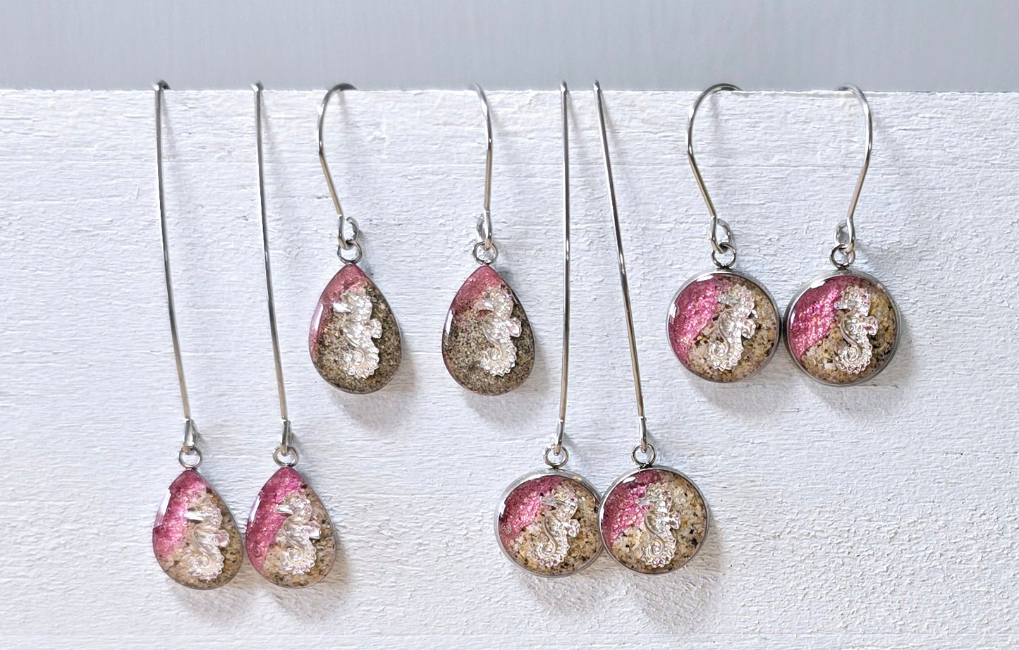 Seahorse Shoreline drop earrings