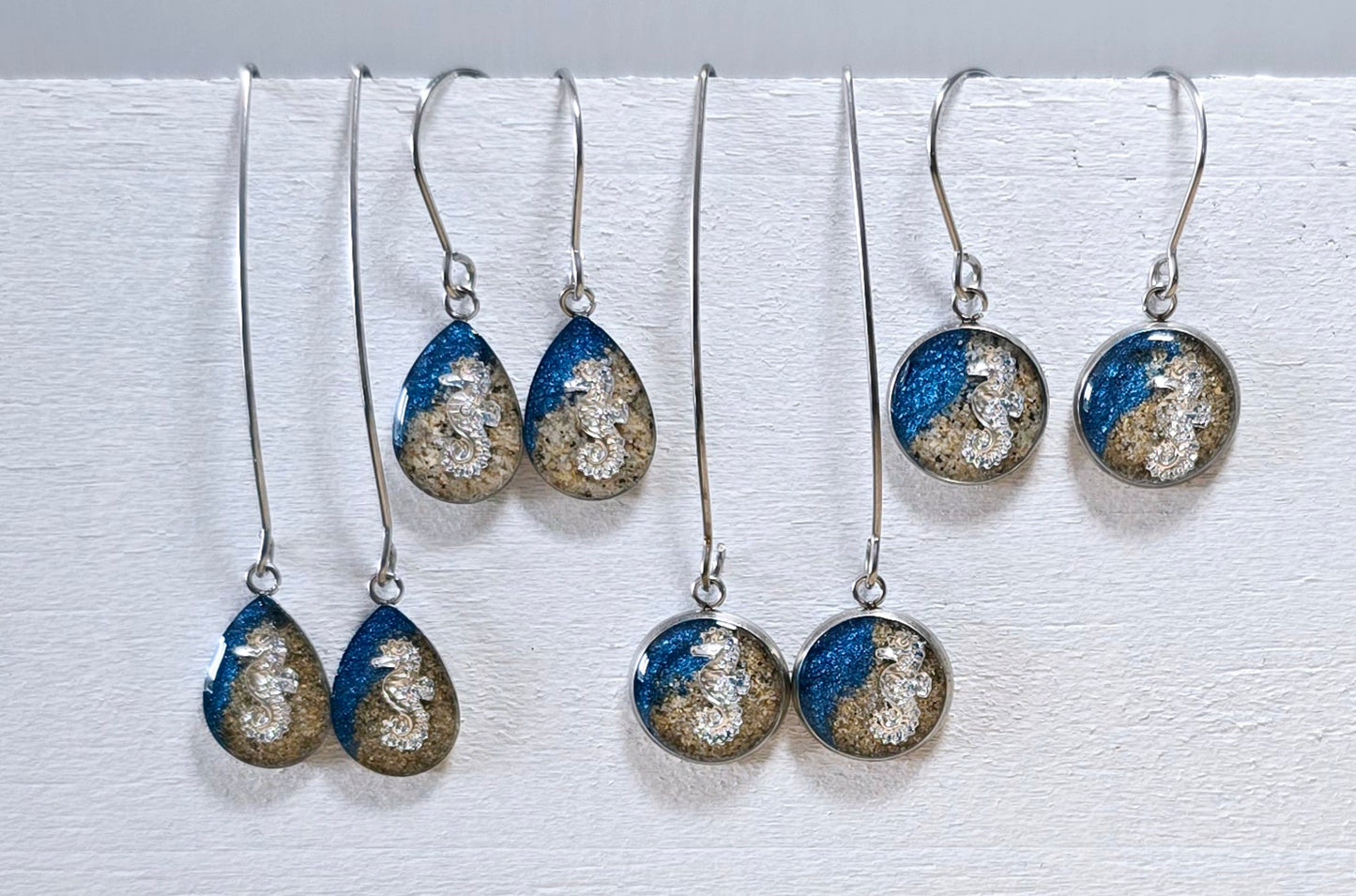 Seahorse Shoreline drop earrings