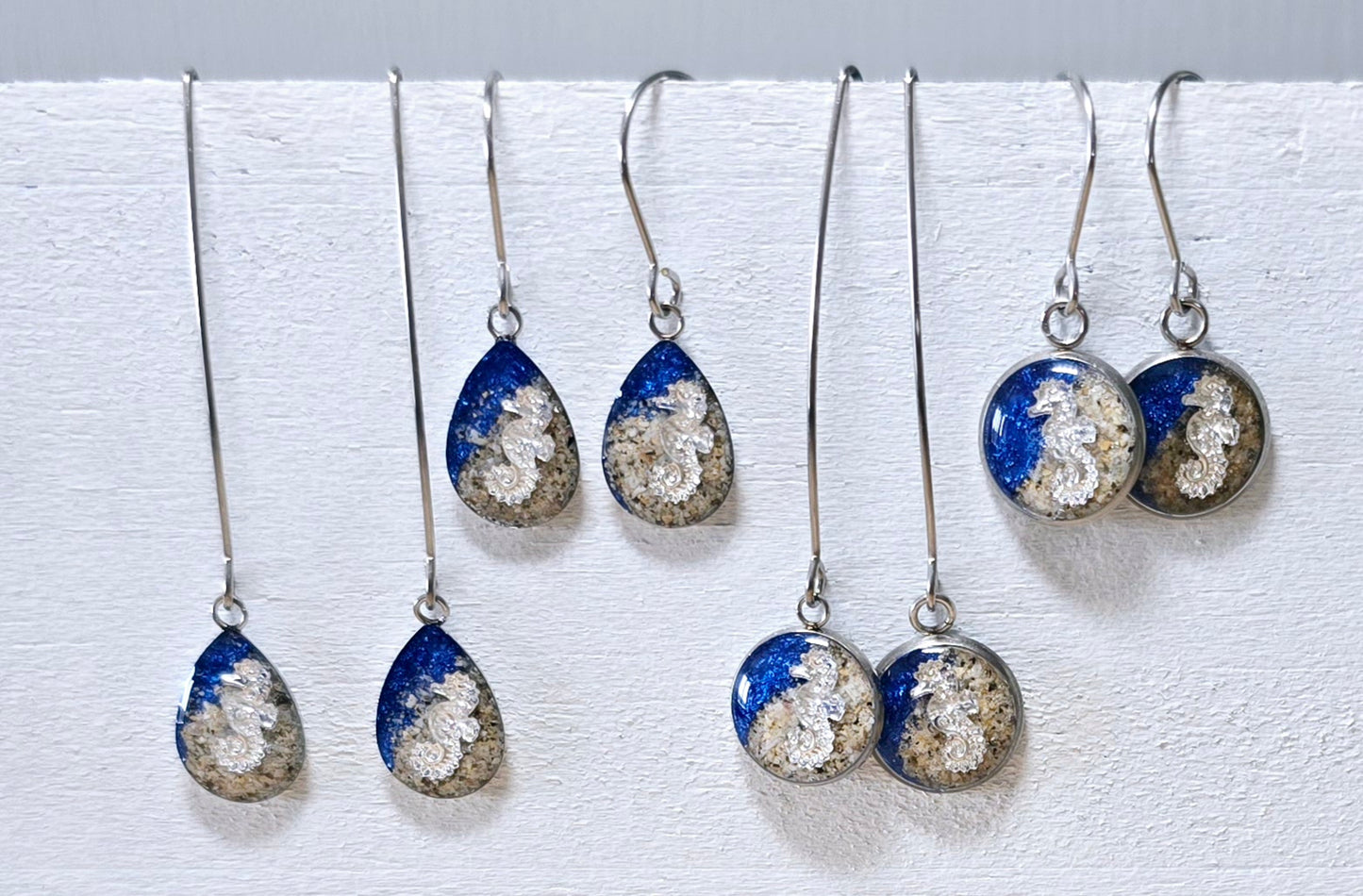 Seahorse Shoreline drop earrings