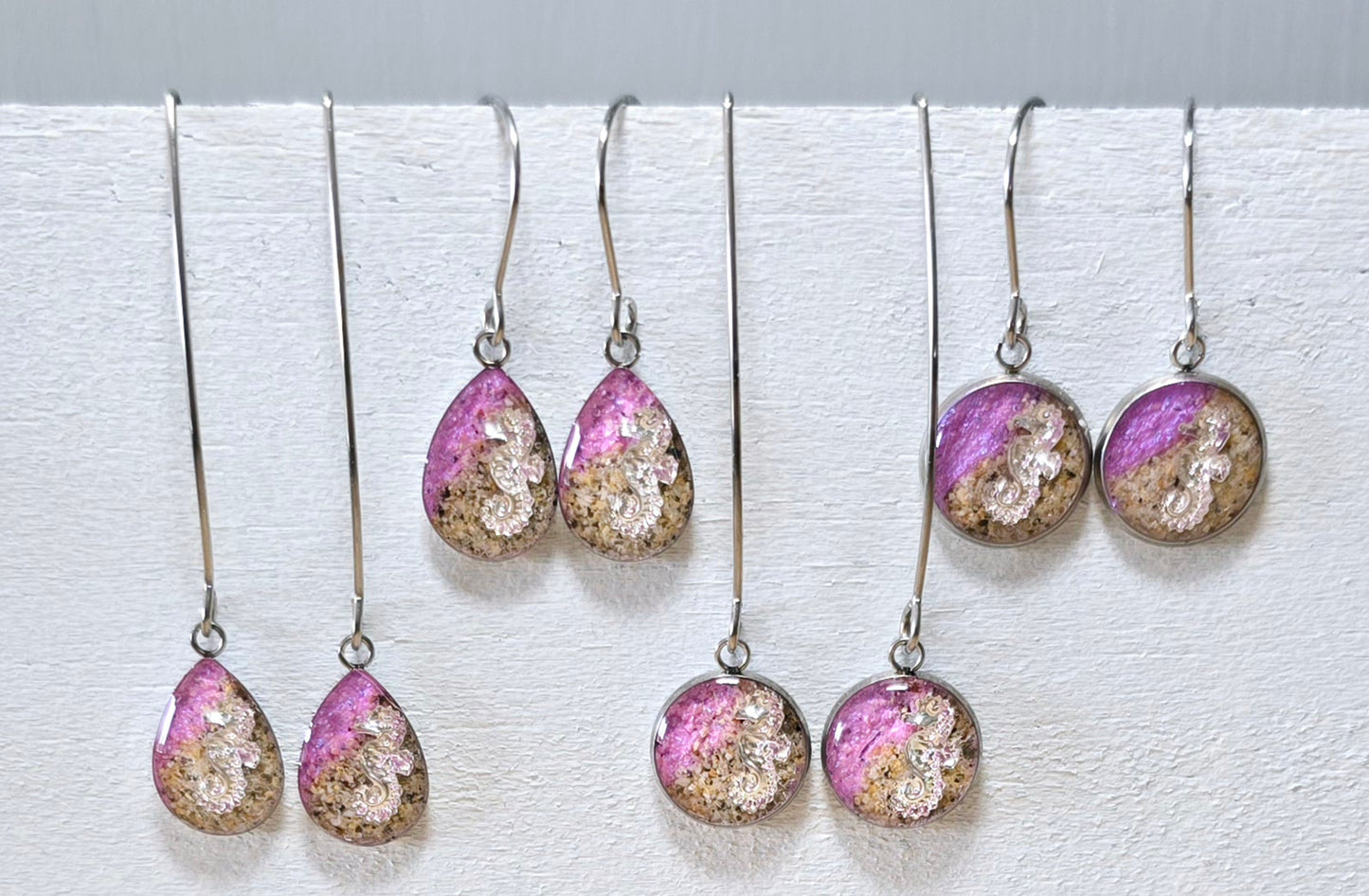 Seahorse Shoreline drop earrings