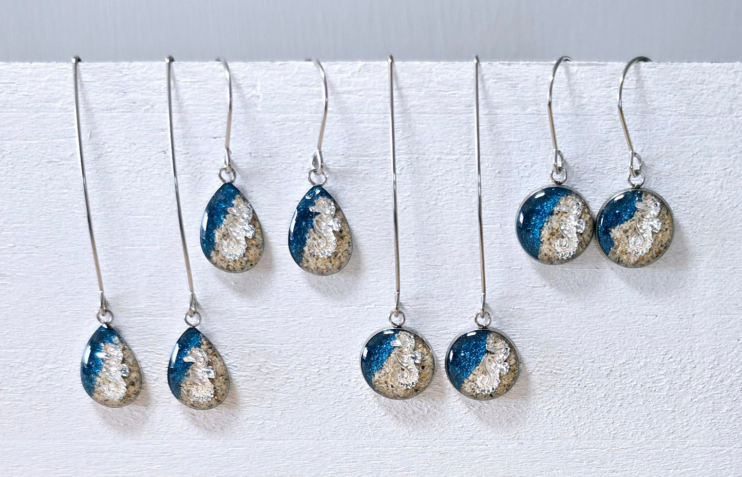 Seahorse Shoreline drop earrings