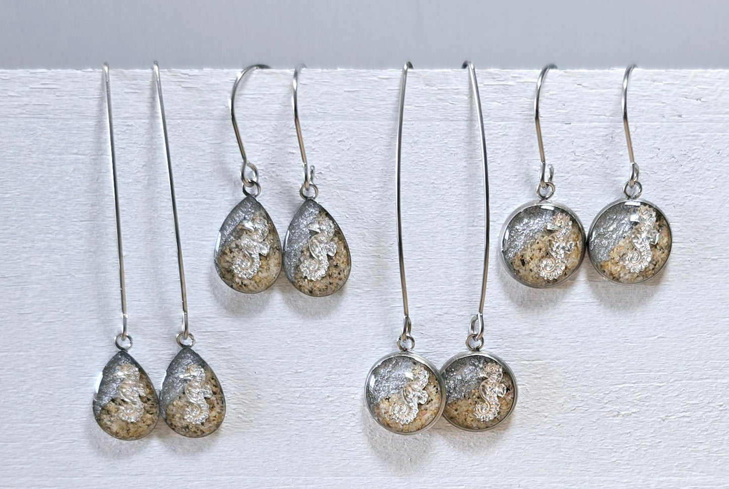 Seahorse Shoreline drop earrings