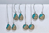 Plain Shoreline drop earrings