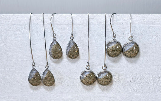 Plain Shoreline drop earrings