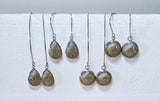 Plain Shoreline drop earrings