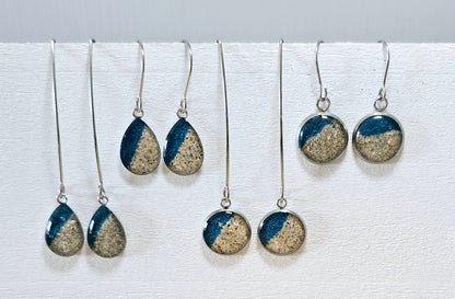Plain Shoreline drop earrings